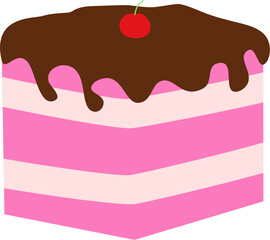 Slice Of Sweet Cake