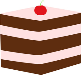 Slice Of Sweet Cake