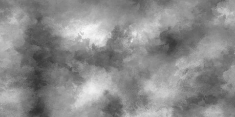 Abstract black and white silver ink effect cloudy grunge texture with clouds, grunge white or grey watercolor painting background, Concrete old and grainy wall white color grunge texture.