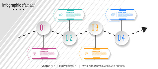 Vector infographic template
