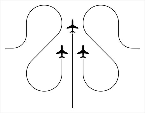 recommend clip art: Airplane Flying Formation Y_2211002