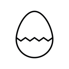 egg icon vector design template simple and clean