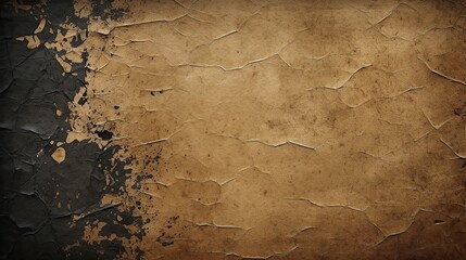 Dark paper backgrounds texture, Stained, dirty, and distressed cream black, brown, orange, and tan vintage paper texture