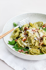 Tortellini with pecan and sage butter 