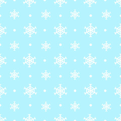 Abstract Seamless pattern of  snowflakes and snow minimal cute style background, print, paper wrap