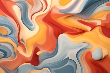 Obraz premium Abstract background with fluid shapes