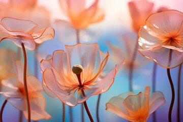 This close-up of delicate petals and vibrant pedicels captures the beauty and promise of a spring flower, embodying a sense of wildness and renewal