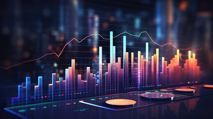 Management System to make report metrics connected to database. Corporate strategy for finance, operations, sales, marketing. finance data analytic graph