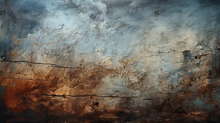 Rusty metal texture. Generative AI