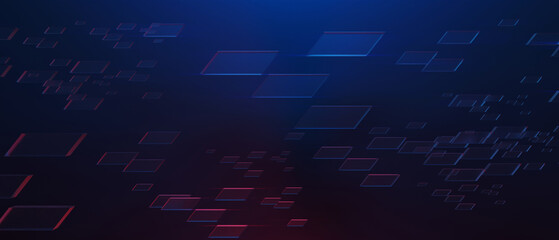 3d illustration rendering of technology futuristic cyberpunk display, gaming scifi stage pedestal background, gamer banner sign of neon glow stand podium for product sale © issaronow