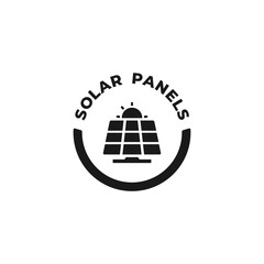 Naklejka premium Solar Panels Icon or Solar Panels Icon Vector Isolated. Solar Panel icon for mobile application, website menu or solar energy design element.