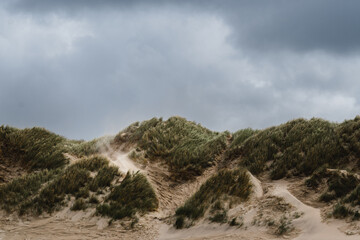 Sturm in den Nordseed&uuml;nen