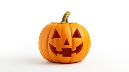 Jack O' Lantern Halloween Pumpkin. Generative AI