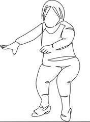 elderly woman doing physical exercise longevity