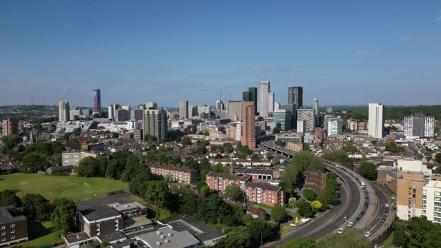 Generic aerial view of Croydon in London