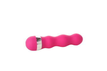 PNG, pink vibrator isolated on white background.