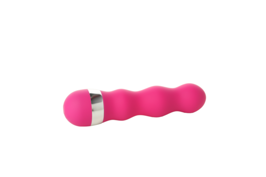 PNG, pink vibrator isolated on white background.
