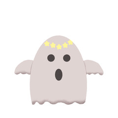 cute ghost in halloween