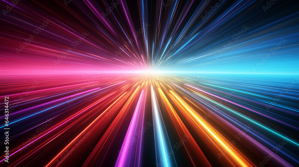 Poster abstract background with rays