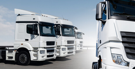 Truck cargo and fleet transportation concept