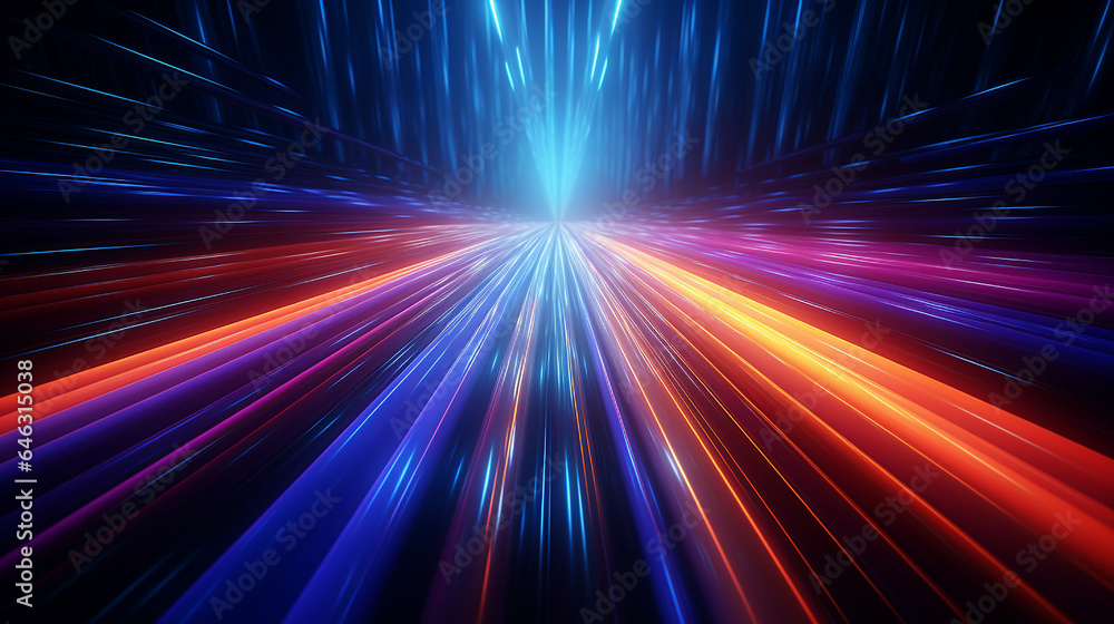 Poster abstract background with rays