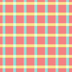Checkered seamless pattern.Gingham tartan check plaid repeat pattern. Vector illustration texture background.