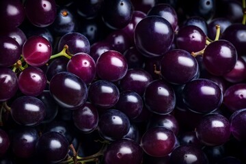 juicy purple grapes