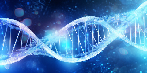 Code of genetic human Spiral DNA polygonal - Generative AI