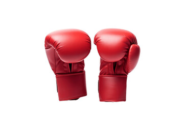 Boxing Gloves Isolated on transparent background, Generative Ai