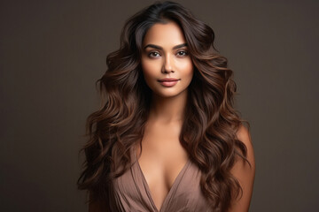 Naklejka premium Young and beautiful indian woman