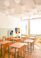 classroom in the school professional advertising photography.