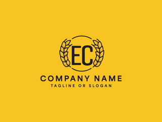 EC Initial Logo Template Vector Illustration Editable File