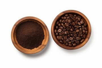 Fototapeta premium Coffee beans ground. Generate Ai