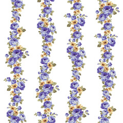 Beautiful rose pattern perfect for textile design,