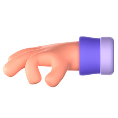 take hand gesture 3d icon