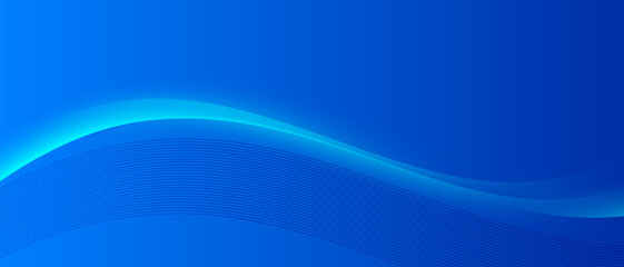 Fototapeta premium Abstract blue background with shining lines effect. vector illustration