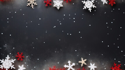 Fototapeta na wymiar a minimalist Christmas background with copy space