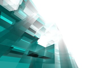 Architectural background 3d rendering 3d illustration
