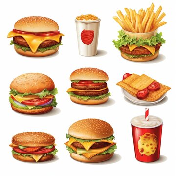 Free Custom Burger Logo Design Fast Food Brand Services Generative AI