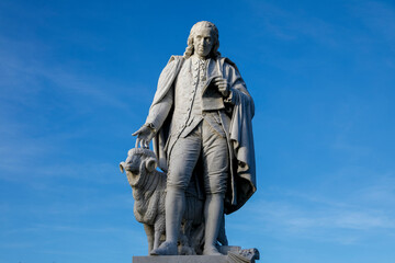 Statue of Daubenton in Paris, France.