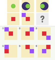 Mind game, Brain questions - IQ TEST, Visual intelligence questions, Find the missing part.