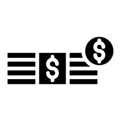 pile of money glyph 