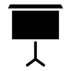 presentation board glyph 