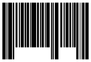 Simple fake bar code PNG image