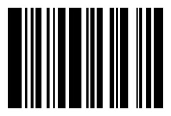 Simple fake bar code PNG image