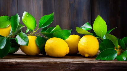 Fresh peonies on wooden background