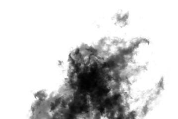 Chmury, dym na przeźroczystym tle. Bez tła. PNG