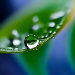 Macro water drops, Water splashes