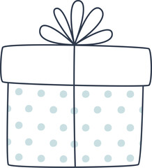 Gift Box Present Dotted