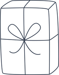 Gift Box Present Outline